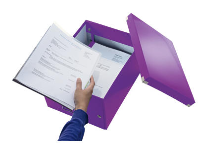 Arkivkasse M | Leitz | Click&Store | lilla