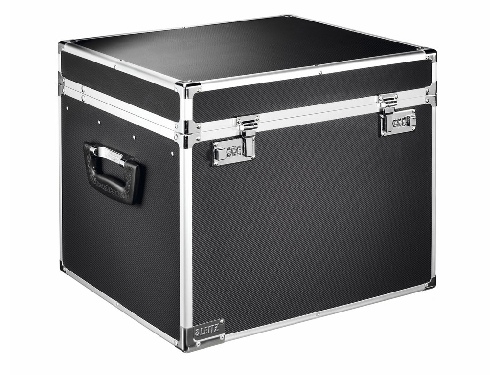 Arkivkuffert til 40 hængemapper sort/alu