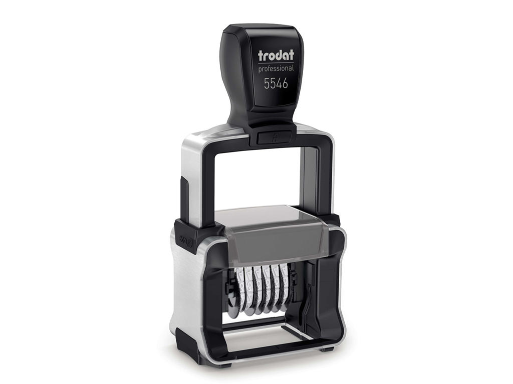 Talbåndstempel Trodat 5546
4mm, 6 bånd