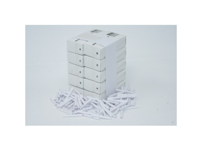 Amerikansk lotteri 1-100 hvid