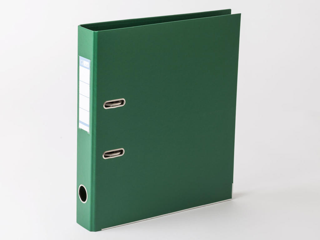 Brevordner A4 50 mm Q-Line grøn