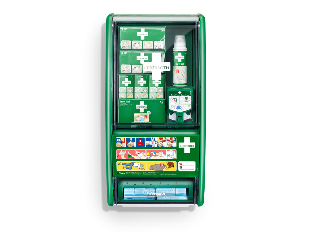 Førstehjælps-og brandsårsstation Cederroth