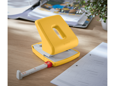 Hulapparat Leitz Cosy 2H 30 ark gul