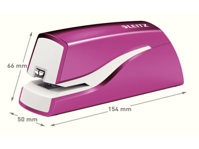 Elektrisk hæftemaskine Leitz 5566 WOW pink