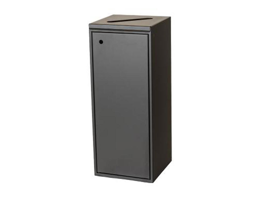 Affaldsstativ til papirindkast 100 liter sort