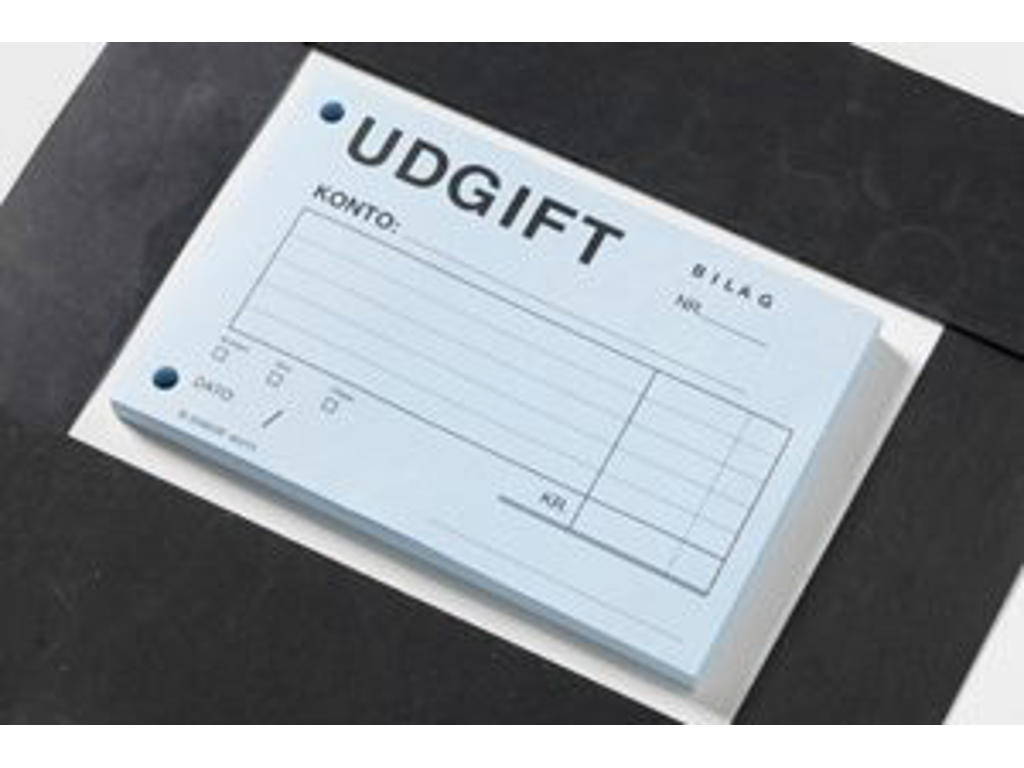 Udgiftbilag GF1047 blå