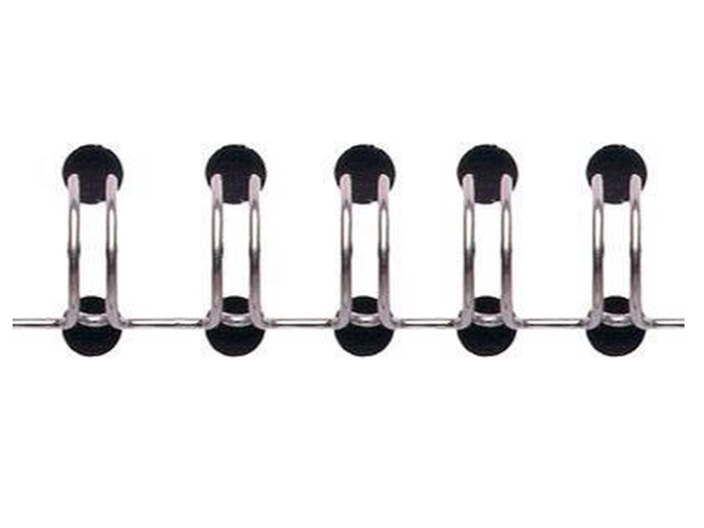 Wirespiral A4 14,3 mm 3:1 sølv