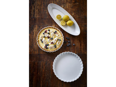 Pillivuyt Tærteforme og aflangt serveringsfad