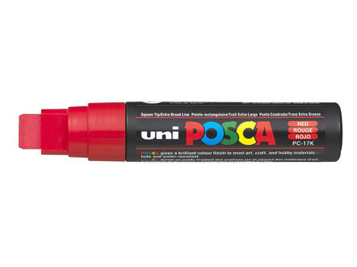 Paintmarker Uni Posca PC-17K rød