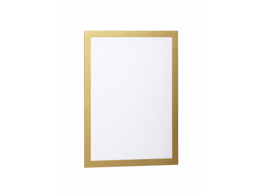 Skilt Duraframe® A4 guld selvklæbende 2 stk