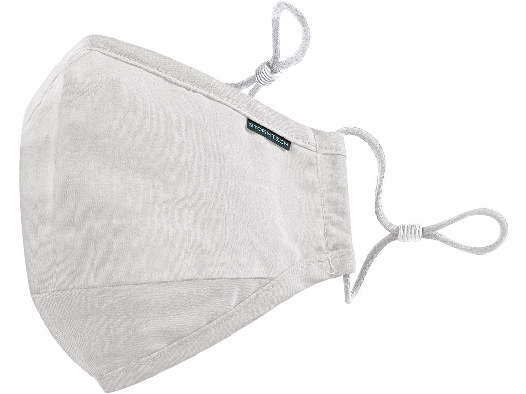 Mundbind stof Stormtech Hvid inkl. 2 filter