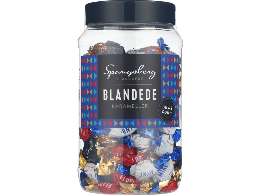 Karameller, Blandet Spangsberg, 600 gr.