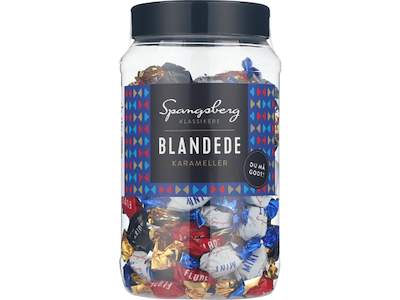Karameller, Blandet Spangsberg, 600 gr.