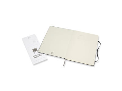 Notesbog Moleskine | Pro Hard | Linjeret | XL | Sort