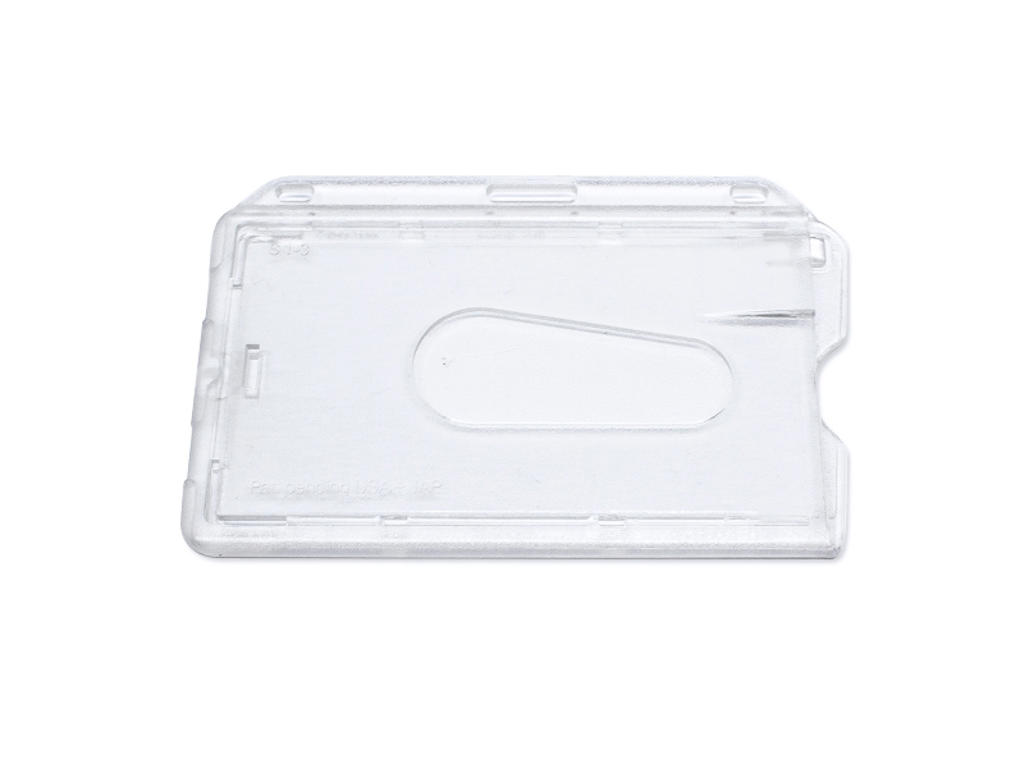 Kortholder klar plast med lås