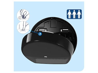 Dispenser Tork T1 554008 sort