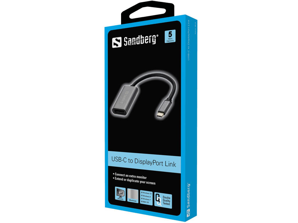 USB-C TIL DISPLAYPORT