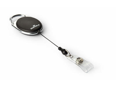 Kortholder yoyo m/metalkrog og knaprem