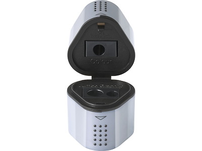 Blyantspidser Faber Castell Grip Trio 2001 Sølv