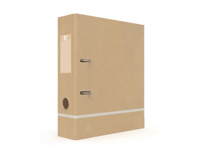 Brevordner Oxford Touareg A4 80mm
genbrugs karton nature