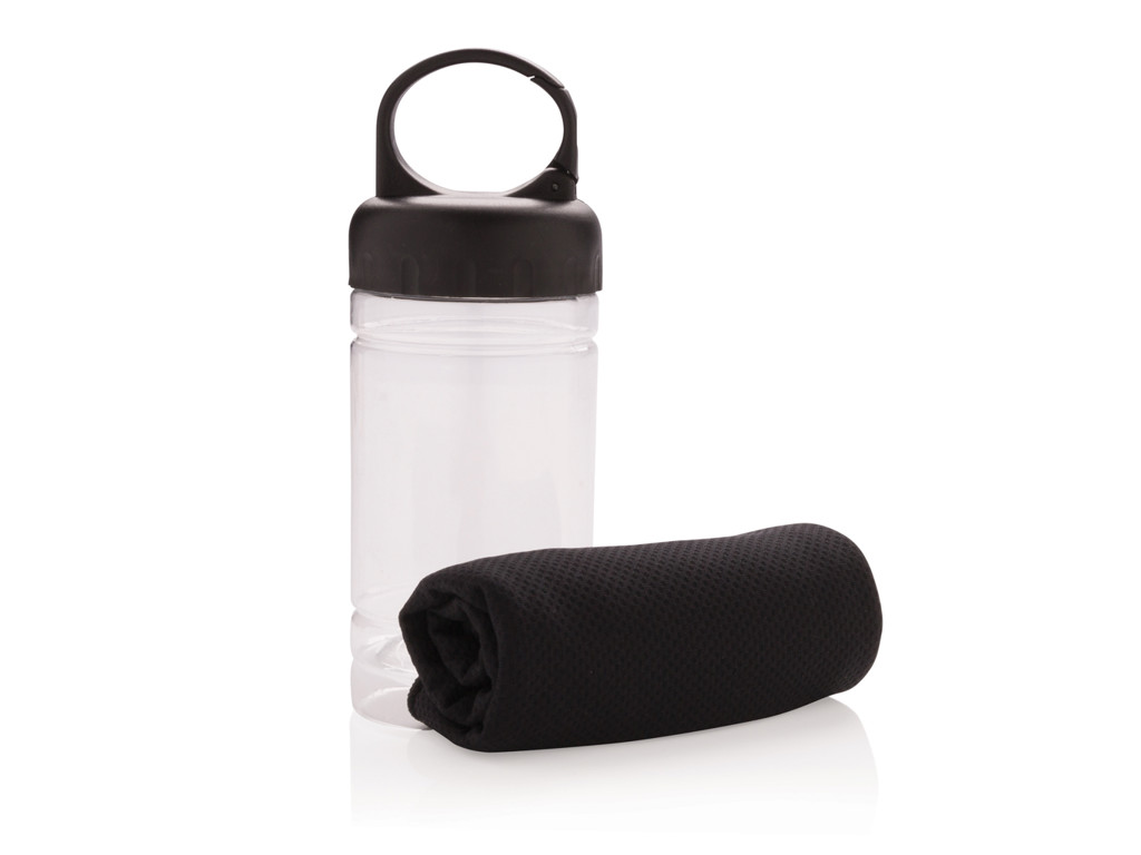 Kølende håndklæde, sort