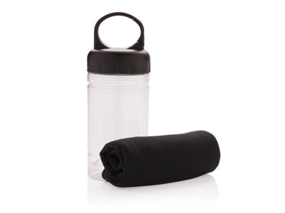 Kølende håndklæde, sort