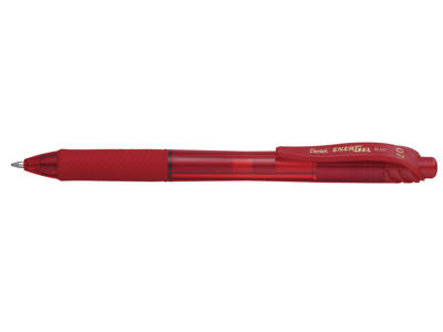Rollerpen Pentel EnerGelX BL107 rød 0,7 mm