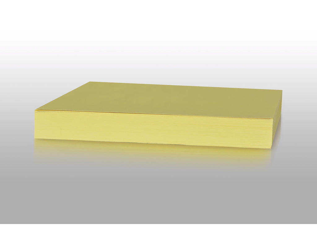 Karton A4 180 gr citrongul 100 ark
