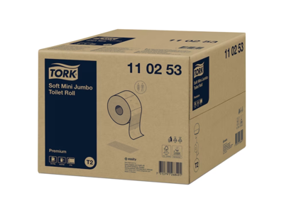 Toiletpapir Tork Jumbo Mini T2 110253 Premium Soft 2-lags 12