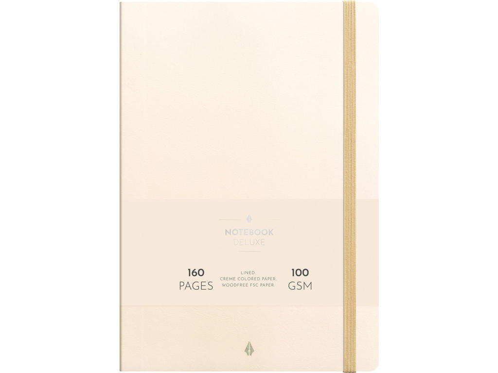 Notesbog Mayland Deluxe B5 beige