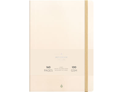 Notesbog Mayland Deluxe B5 beige