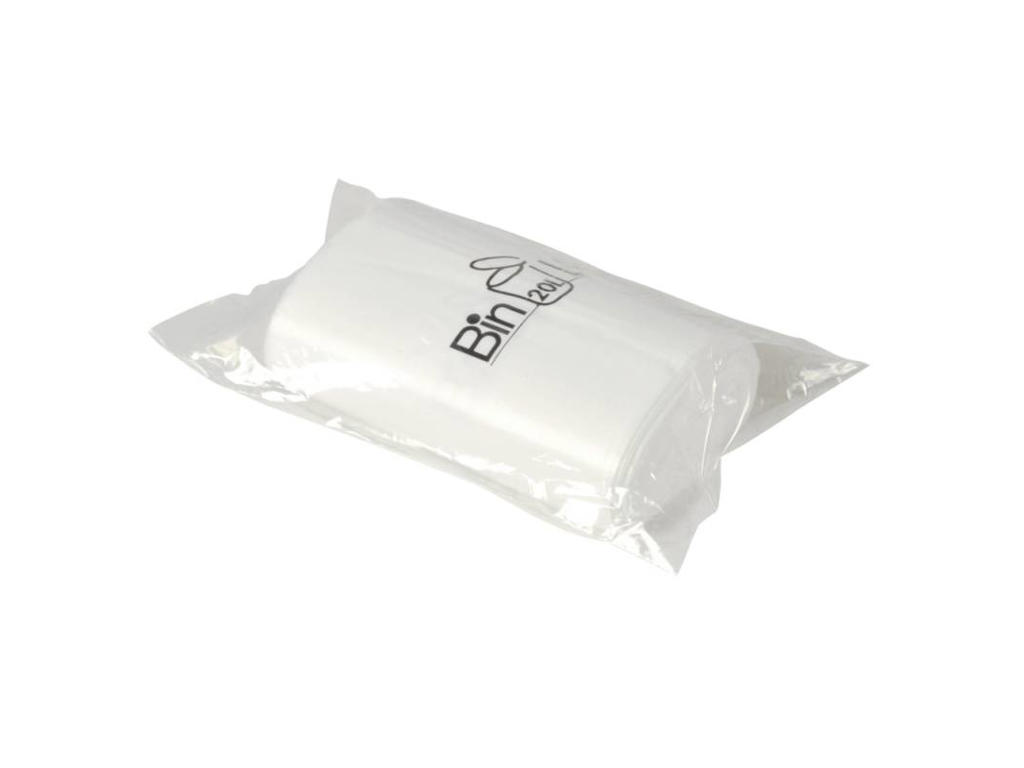 Spandeposer 38,5x77,5 20L LLDPE hvid m/stjernebund 20 stk