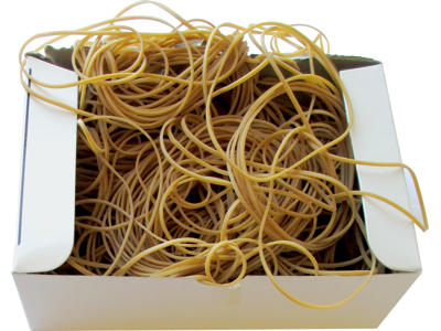 Elastikker | 22 | 1,7x120mm | brun | 250 g ca 460 stk