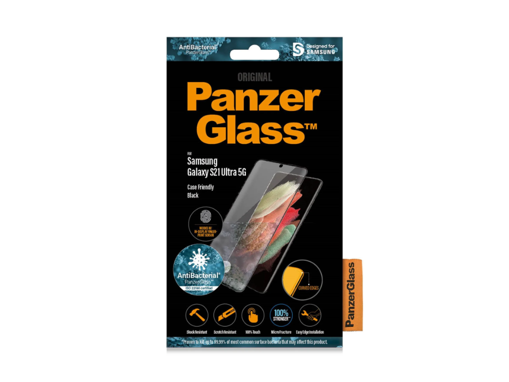 SAMSUNG GALAXY S21 ULTRA PANZERGLASS ANTIBACTERIAL 
