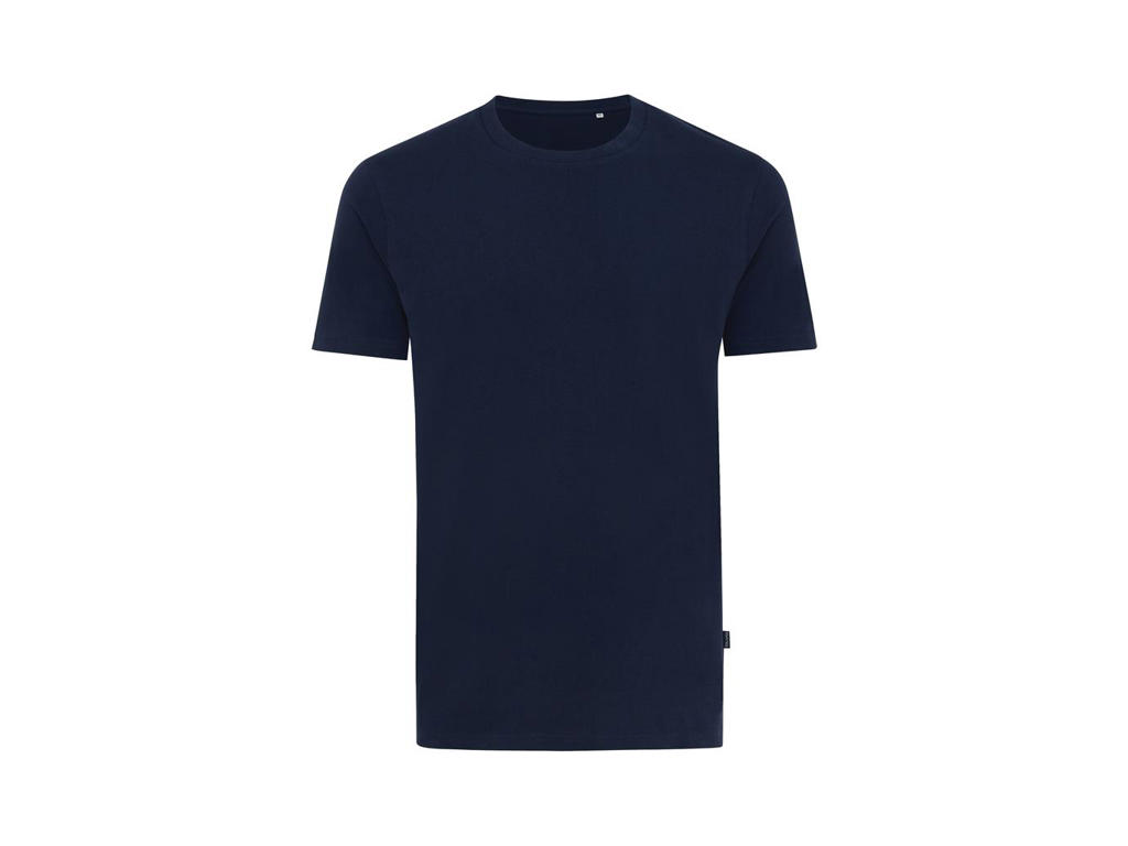 Iqoniq Bryce t-shirt i genanvendt bomuld, marine blå