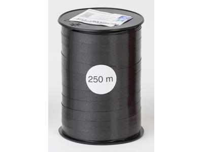 Gavebånd | 10mm x 250m | blank | sort