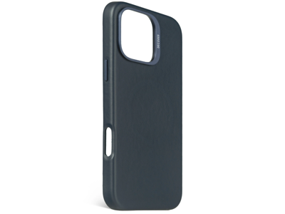 Cover til iPhone 16 Pro Max Decoded læder navy