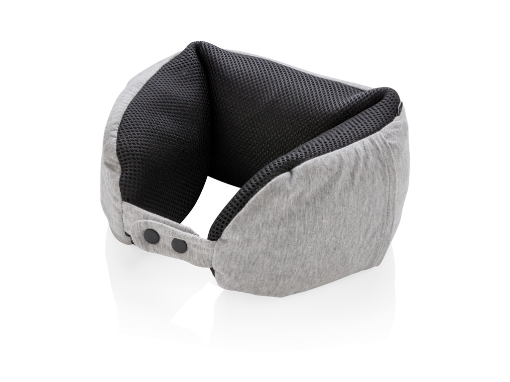 Deluxe rejsepude med mikrokugler, grå