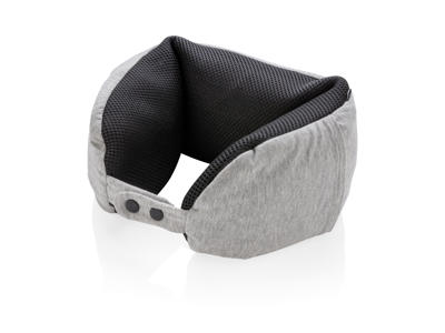 Deluxe rejsepude med mikrokugler, grå