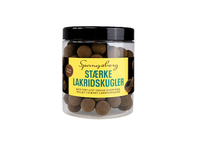 Choko Lakridskugler stærke Spangsberg 450 gram