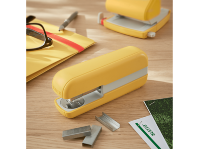 Hæftemaskine Leitz Cosy gul