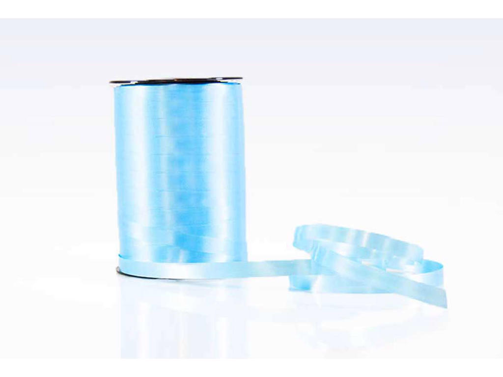 Gavebånd | 10mm x 250m | blank | lys blå
