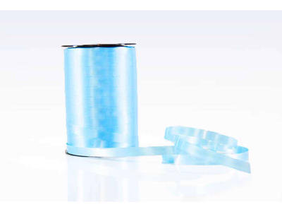 Gavebånd | 10mm x 250m | blank | lys blå