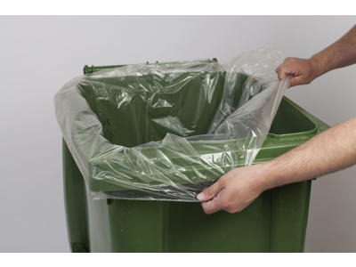 Containersæk | Klar | 1240 x 1510 mm | 240 L | 10 stk.