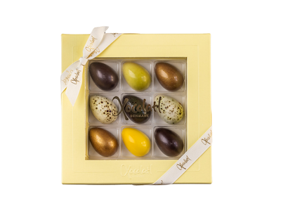 Xocolatl Eggellent 9 | Fyldte chokolader 75g.
