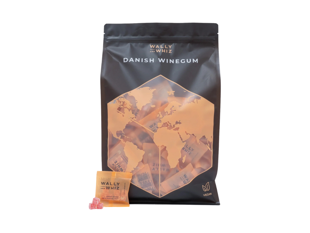 Wally and Whiz vingummi | Mango/Passionsfrugt | Flowpack | 125 stk.