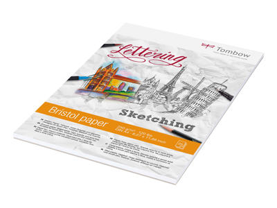 Tegneblok A4 250gr 25 ark