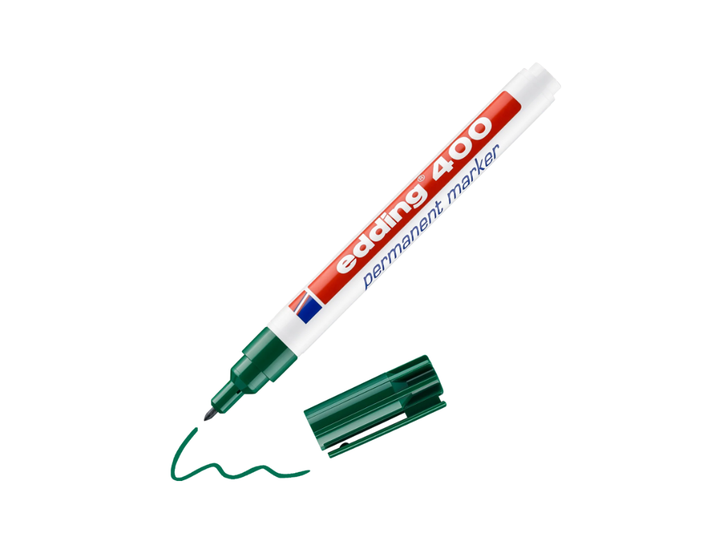 Marker Edding 400 grøn