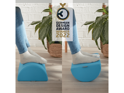 Fodstøtte Leitz Cosy blå