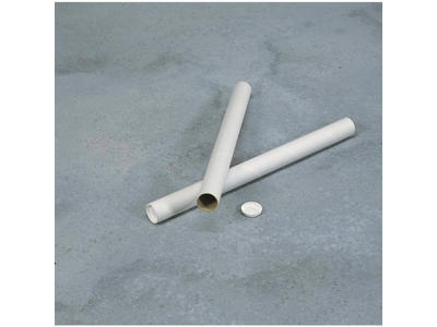 Paprør 70x2,0x745 mm med låg hvid